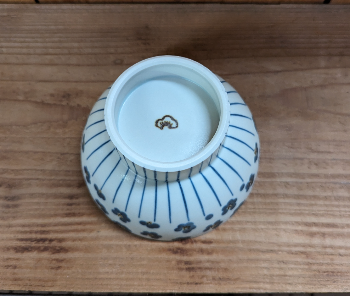 富山県 小杉焼 青磁 茶碗 時代箱付 M R5373 あおとと 富山県